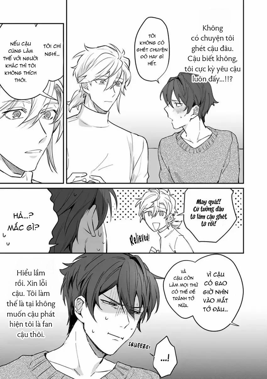 Có Lẽ Thần Tượng Của Tôi Đang Yêu Tôi! Tôi Chưa Từng Nghĩ Mình Sẽ Làm Tình Với Cậu Ấy 4 trang 2