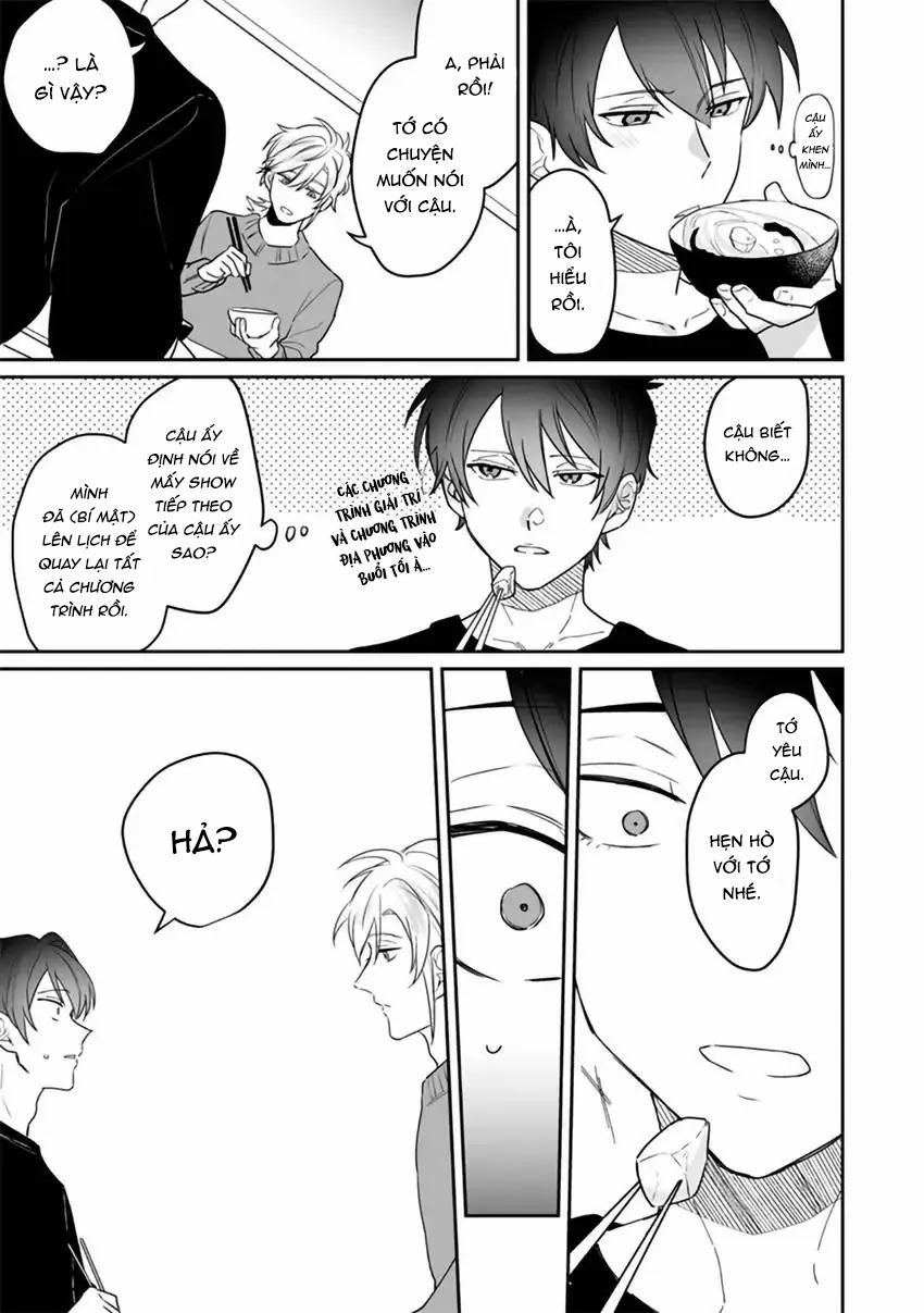 Có Lẽ Thần Tượng Của Tôi Đang Yêu Tôi! Tôi Chưa Từng Nghĩ Mình Sẽ Làm Tình Với Cậu Ấy 6 trang 9