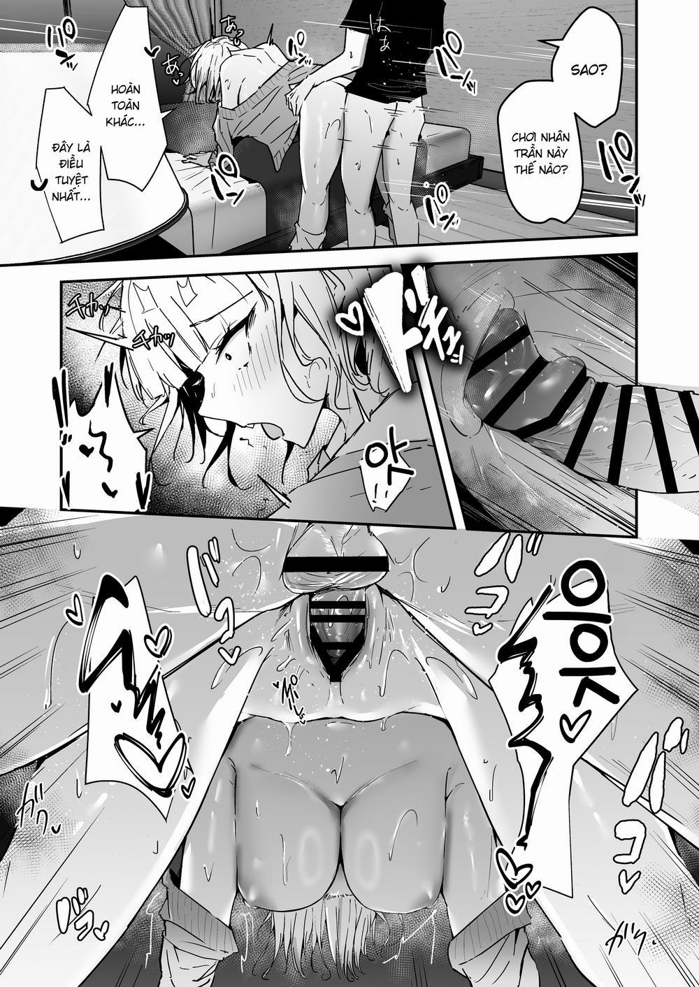 Cô nàng Gyaru tóc vàng ngực khủng coi tôi như một tên trai bao Oneshotshotshotshotshot trang 17