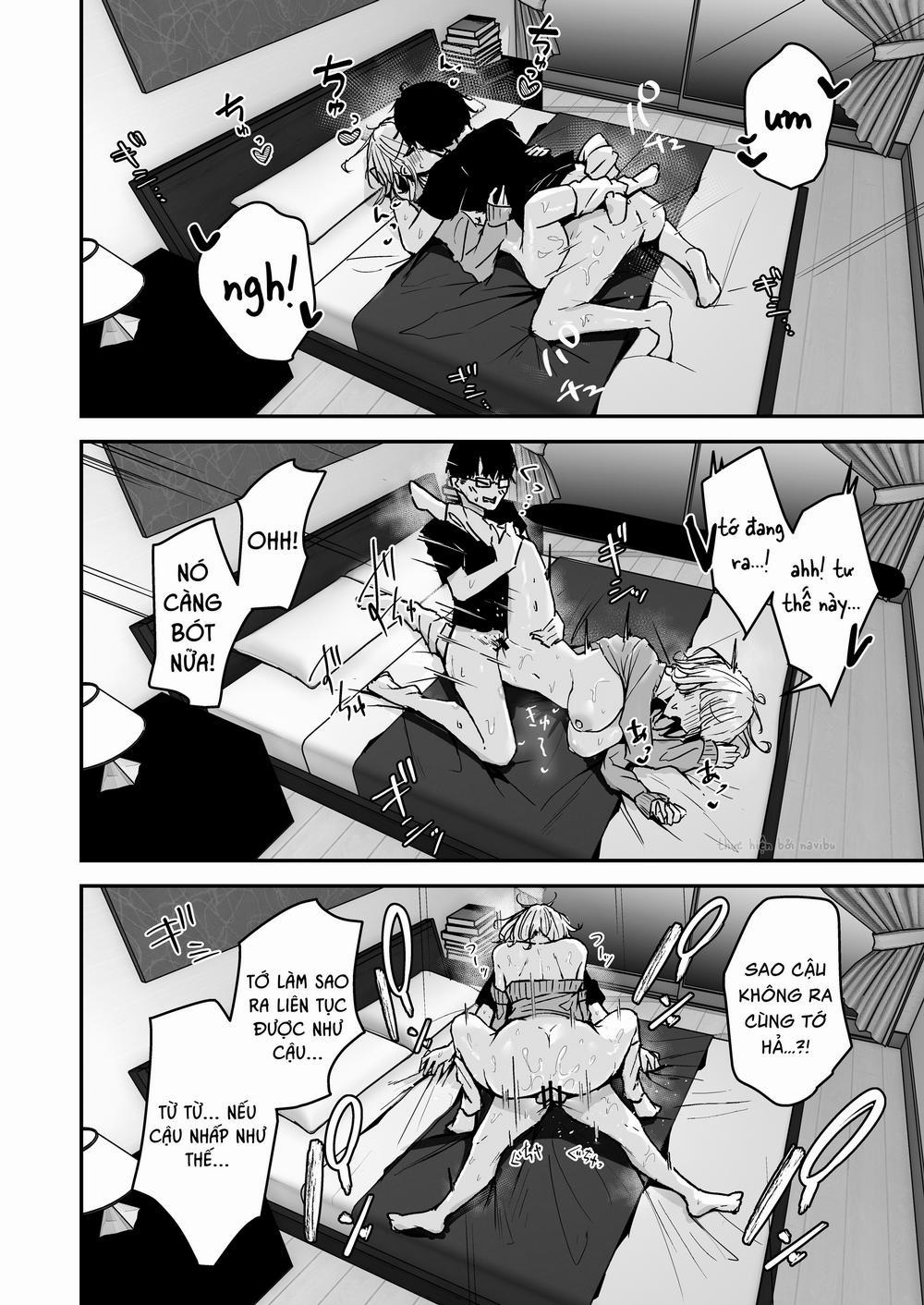 Cô nàng Gyaru tóc vàng ngực khủng coi tôi như một tên trai bao Oneshotshotshotshotshot trang 24