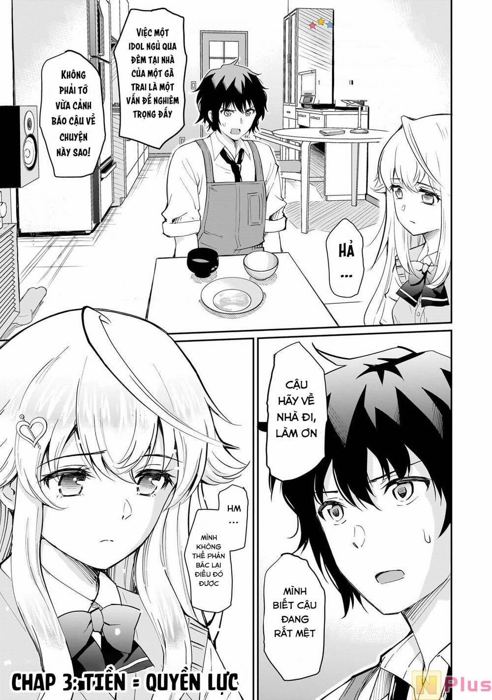 Cô Nàng Idol Đói Bụng Và Anh Chàng Yêu Nội Trợ 3 trang 3