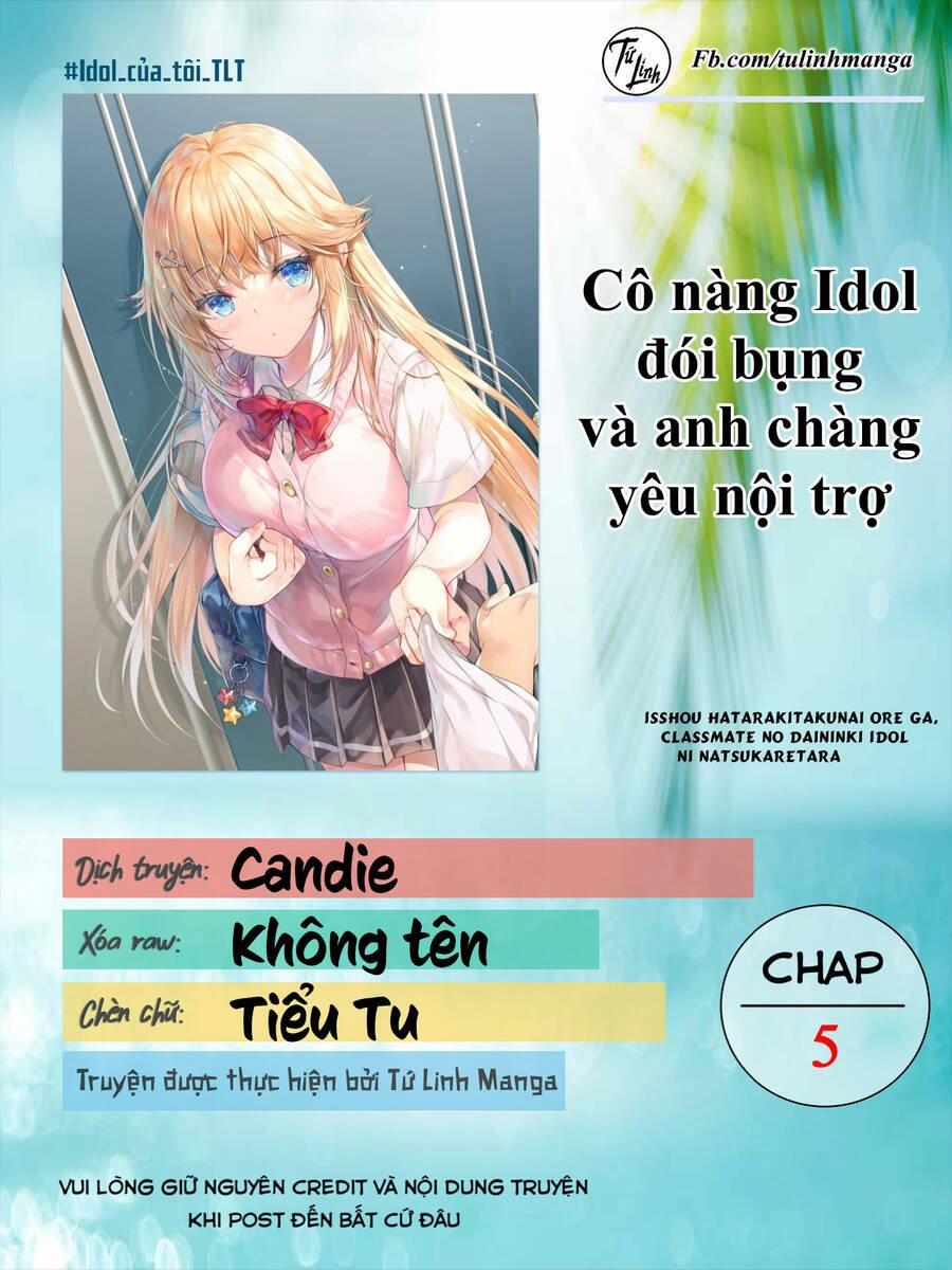 Cô Nàng Idol Đói Bụng Và Anh Chàng Yêu Nội Trợ 5 trang 1