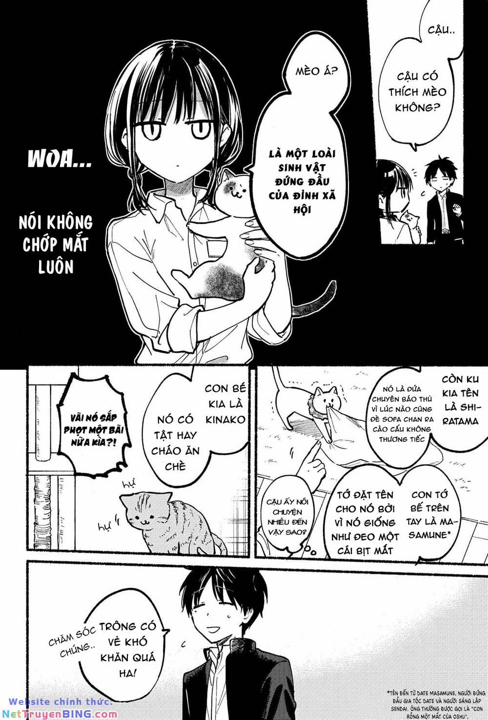 Cô Nàng Mèo Ngủ Gật Và Chàng Trai Hướng Nội 1.2 trang 10