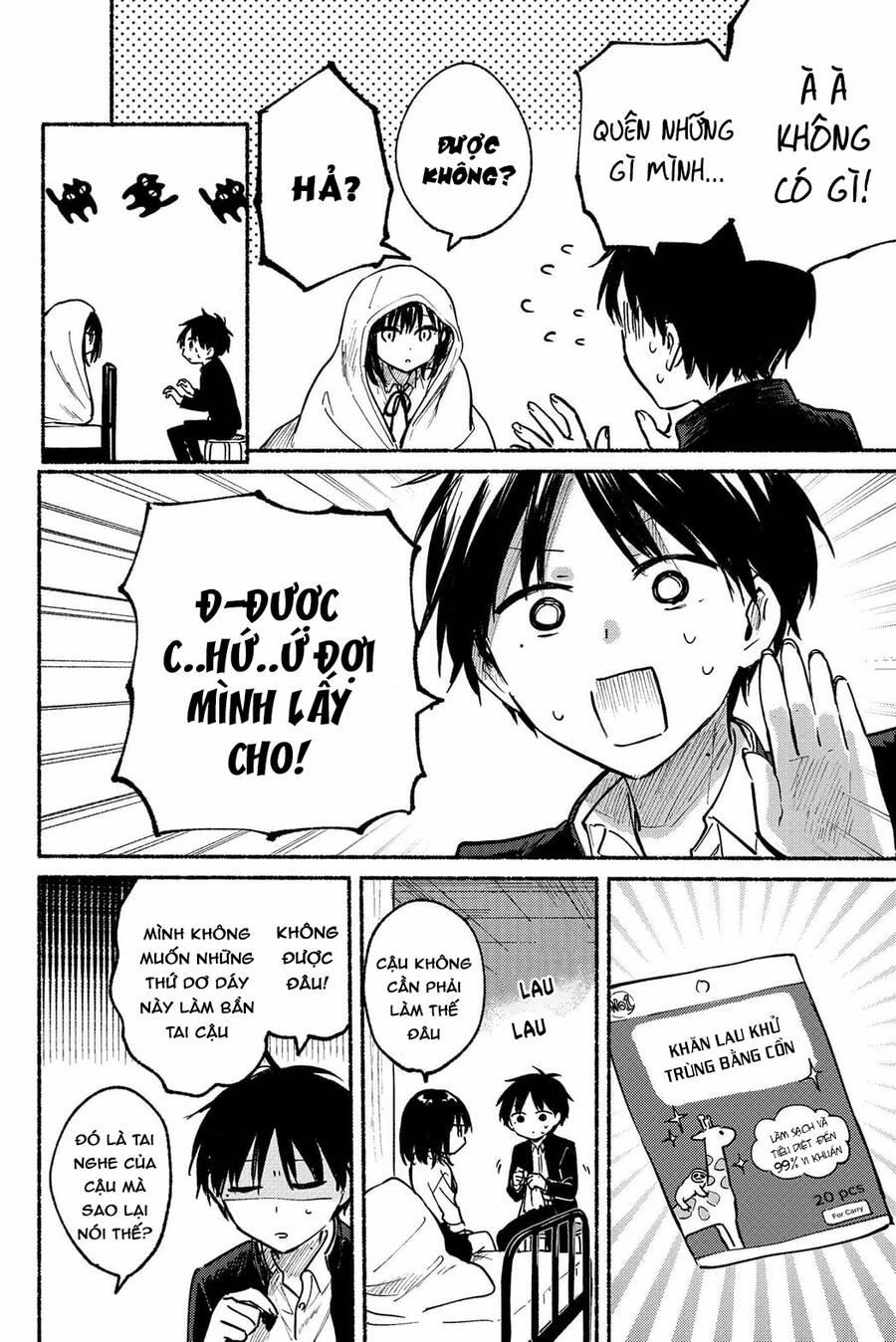 Cô Nàng Mèo Ngủ Gật Và Chàng Trai Hướng Nội 10 trang 12