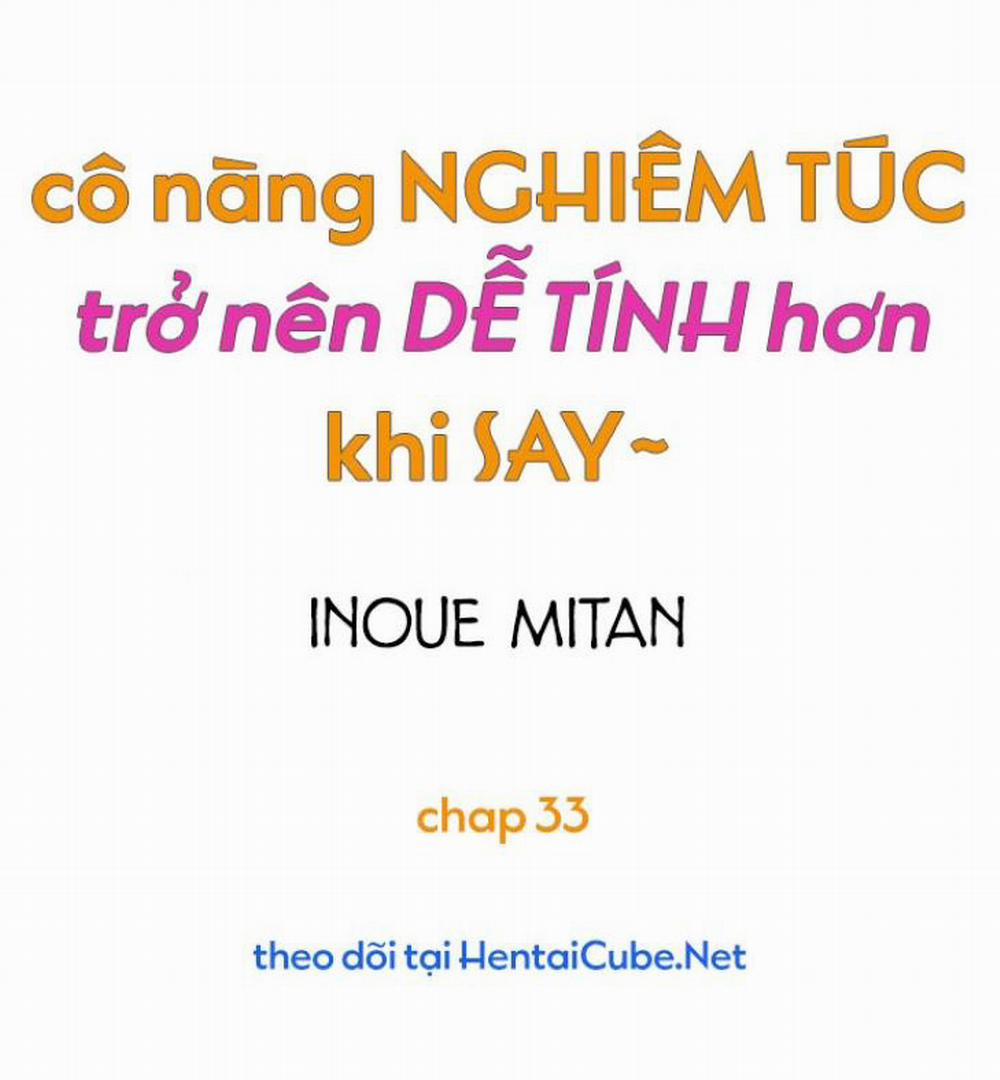 Cô nàng nghiêm túc trở nên dễ tính khi say 33-34 trang 0