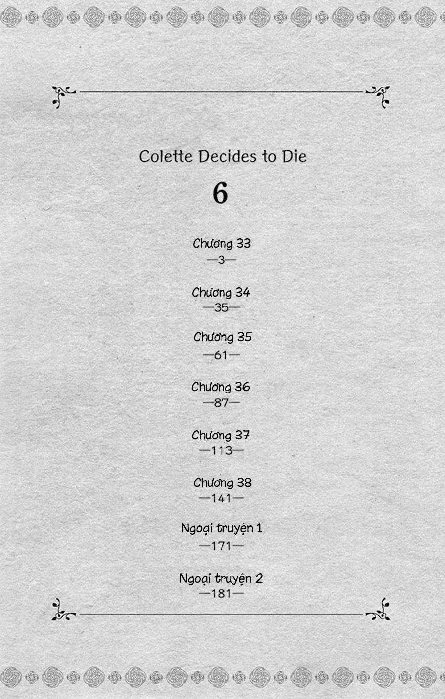 Colette Wa Shinu Koto Ni Shita 33 trang 2
