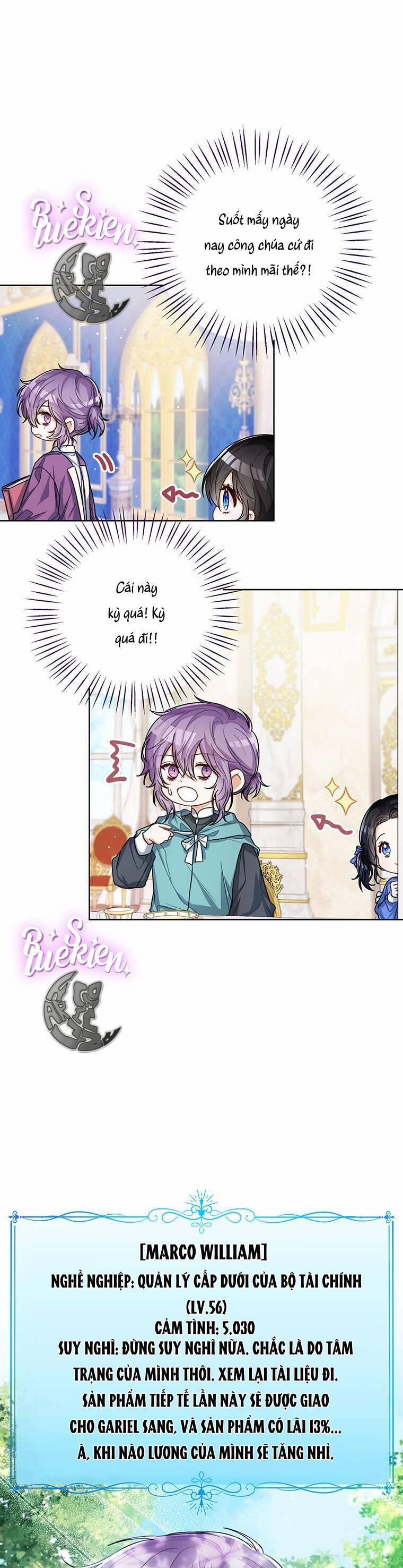 Công Chúa Bé Con Nhìn Vào Cửa Sổ Trạng Thái 33 trang 12