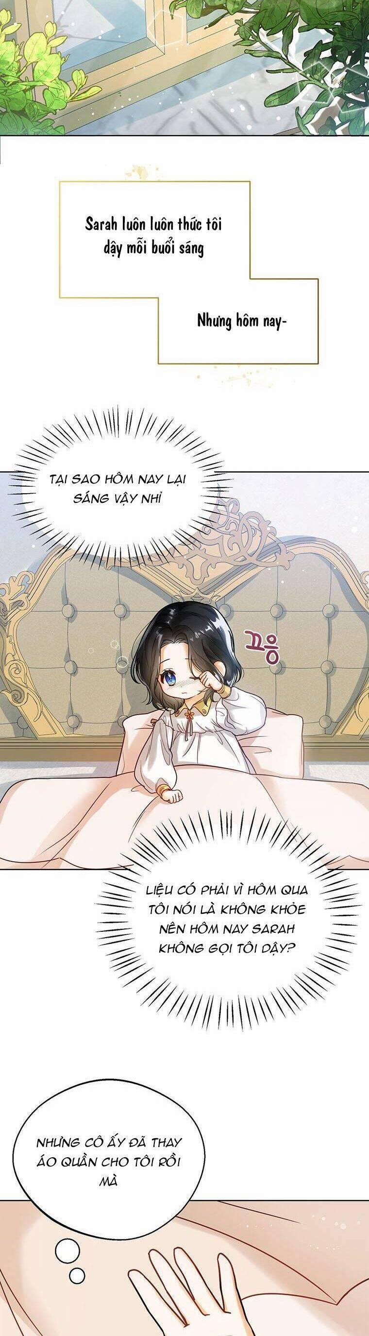 Công Chúa Bé Con Nhìn Vào Cửa Sổ Trạng Thái 4 trang 1