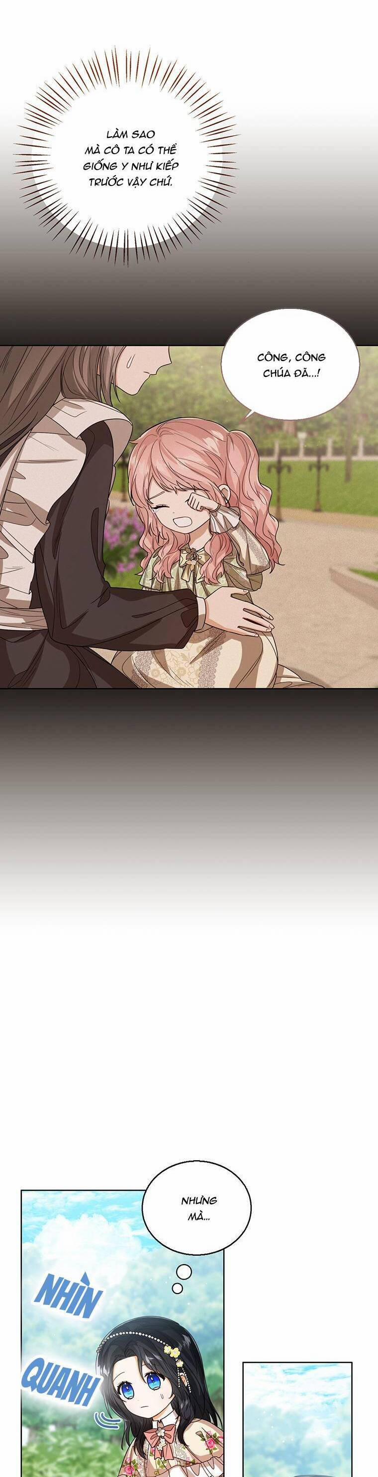 Công Chúa Bé Con Nhìn Vào Cửa Sổ Trạng Thái 54 trang 7