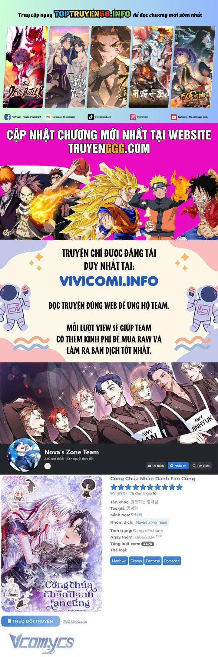 Công Chúa Nhân Danh Fan Cứng 43 trang 0