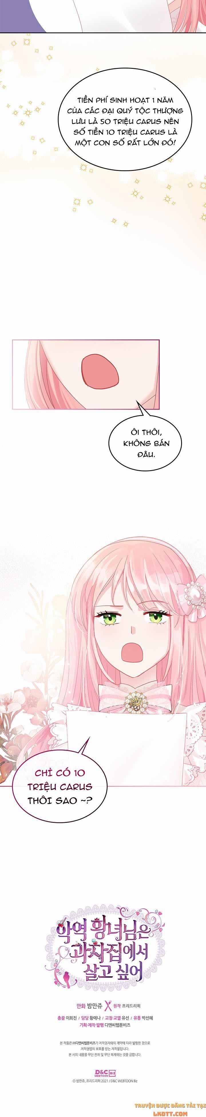 Công Chúa Phản Diện Muốn Sống Trong Cửa Hàng Bánh Ngọt 25 trang 16