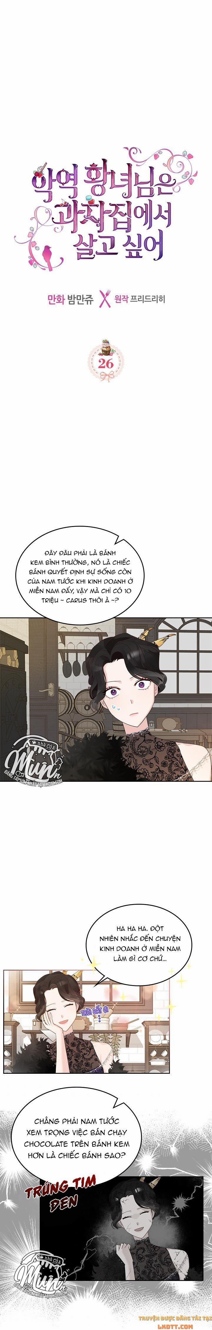 Công Chúa Phản Diện Muốn Sống Trong Cửa Hàng Bánh Ngọt 26 trang 0