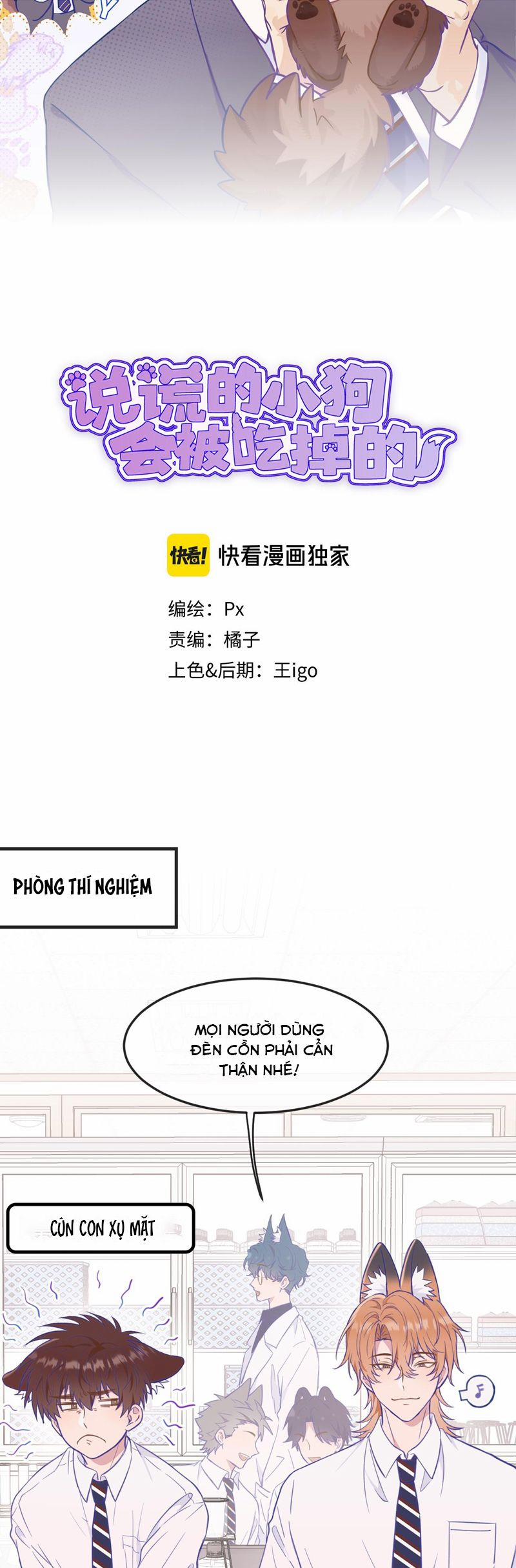 Cún Con Nói Dối Sẽ Bị Ăn Mất 3 trang 1