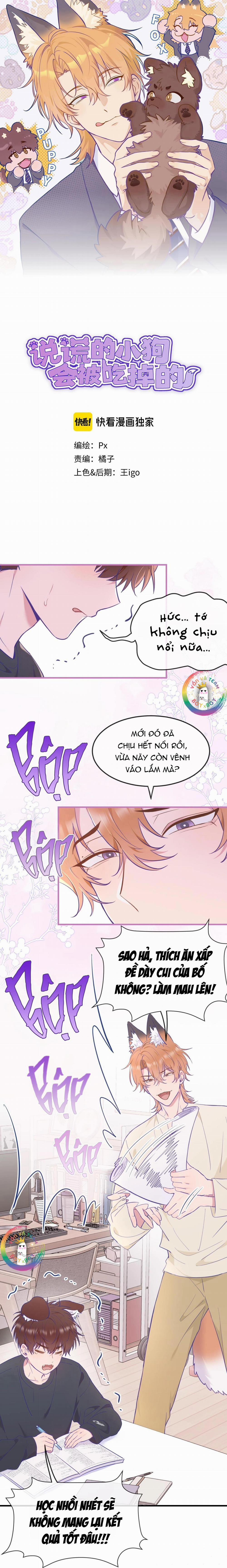 Cún Con Nói Dối Sẽ Bị Ăn Thịt 9 trang 1