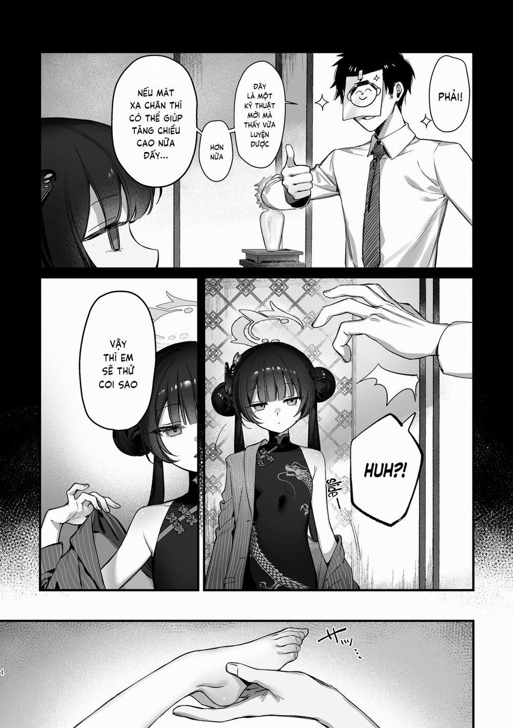 Cùng mát xa cơ thể nào! Chủ tịch Kisaki! 1 - Không che trang 2