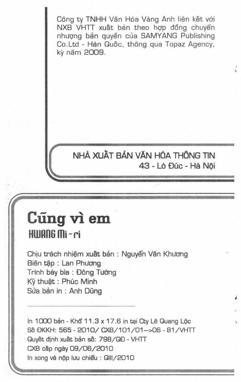 Cũng Vì Em 5 trang 1
