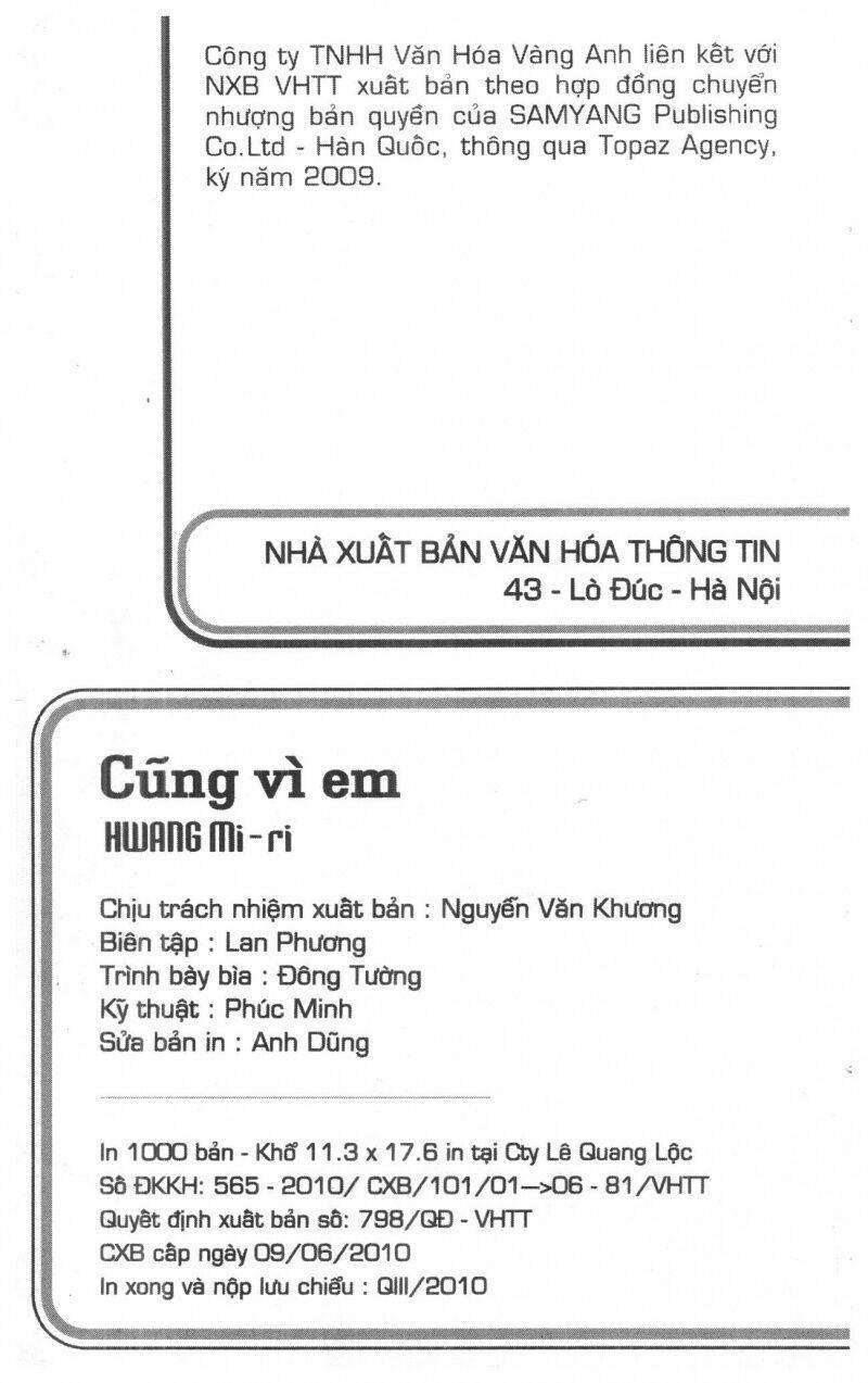 Cũng Vì Em 7 trang 1