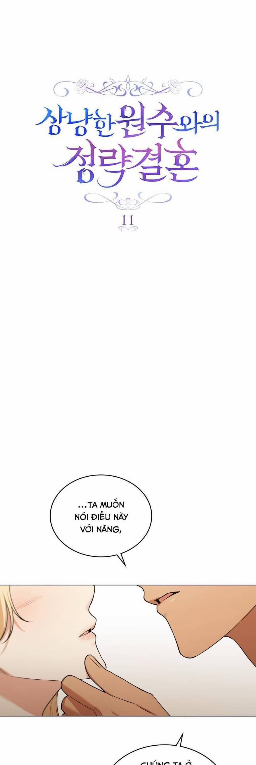 Cuộc Hôn Nhân Chính Trị Với Kẻ Thù Dịu Dàng 11 trang 9