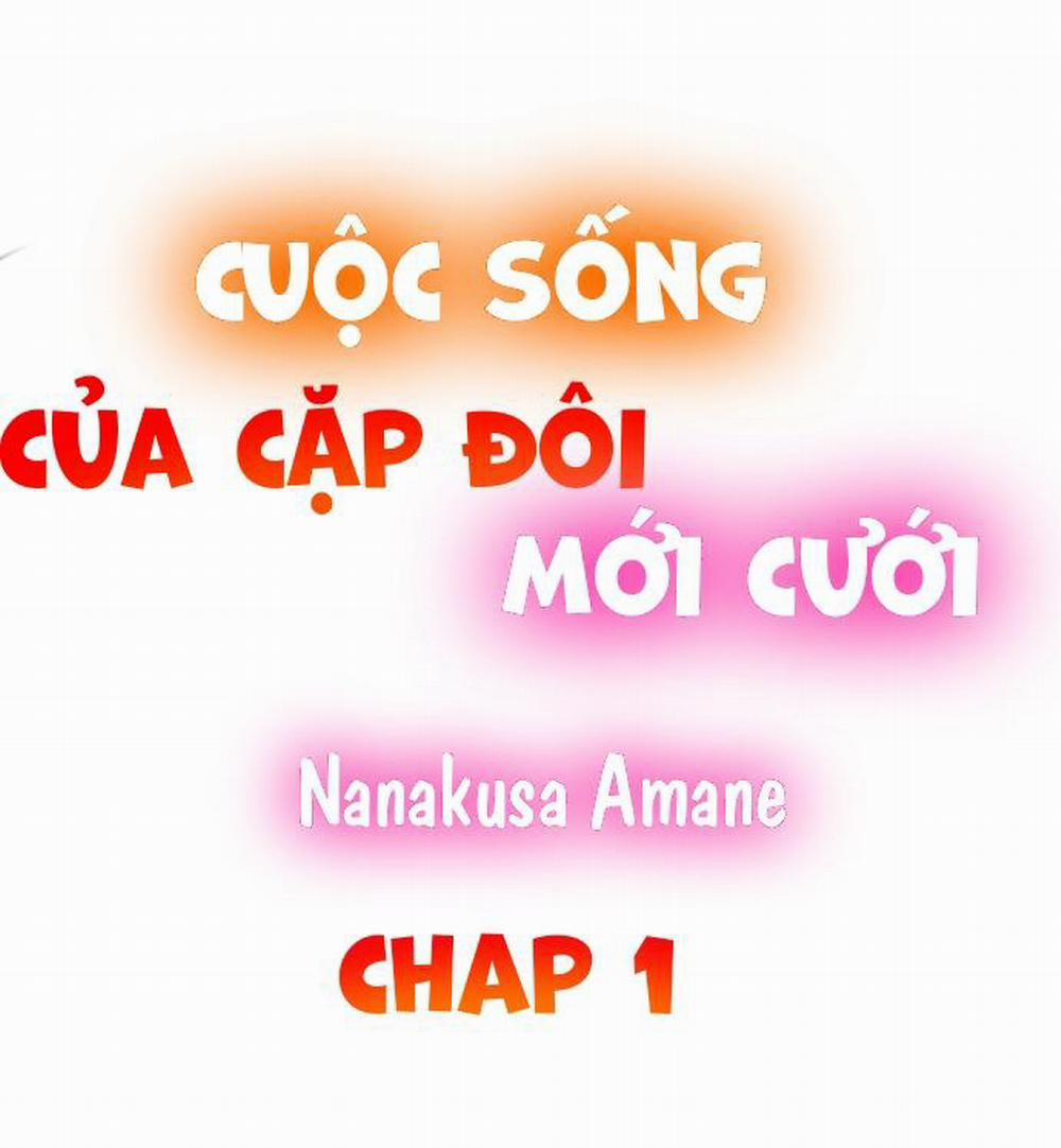 Cuộc sống của cặp đôi mới cưới 1 trang 1