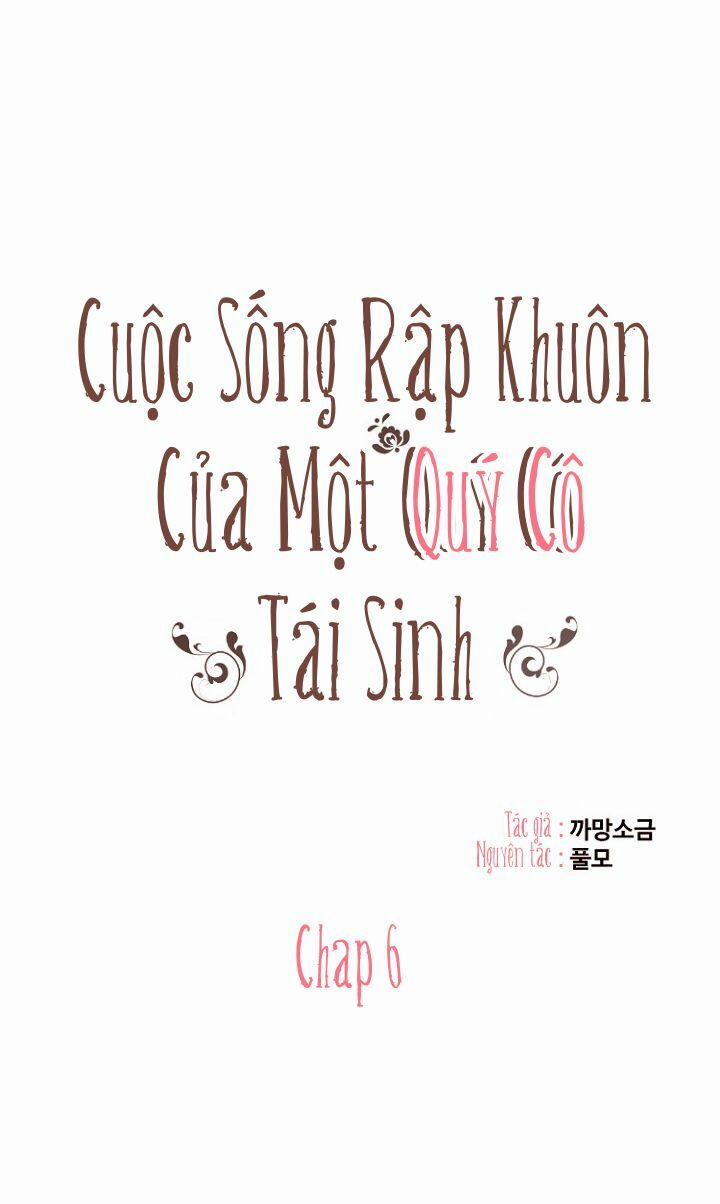 Cuộc Sống Rập Khuôn Của Một Quý Cô Tái Sinh! 6 trang 22