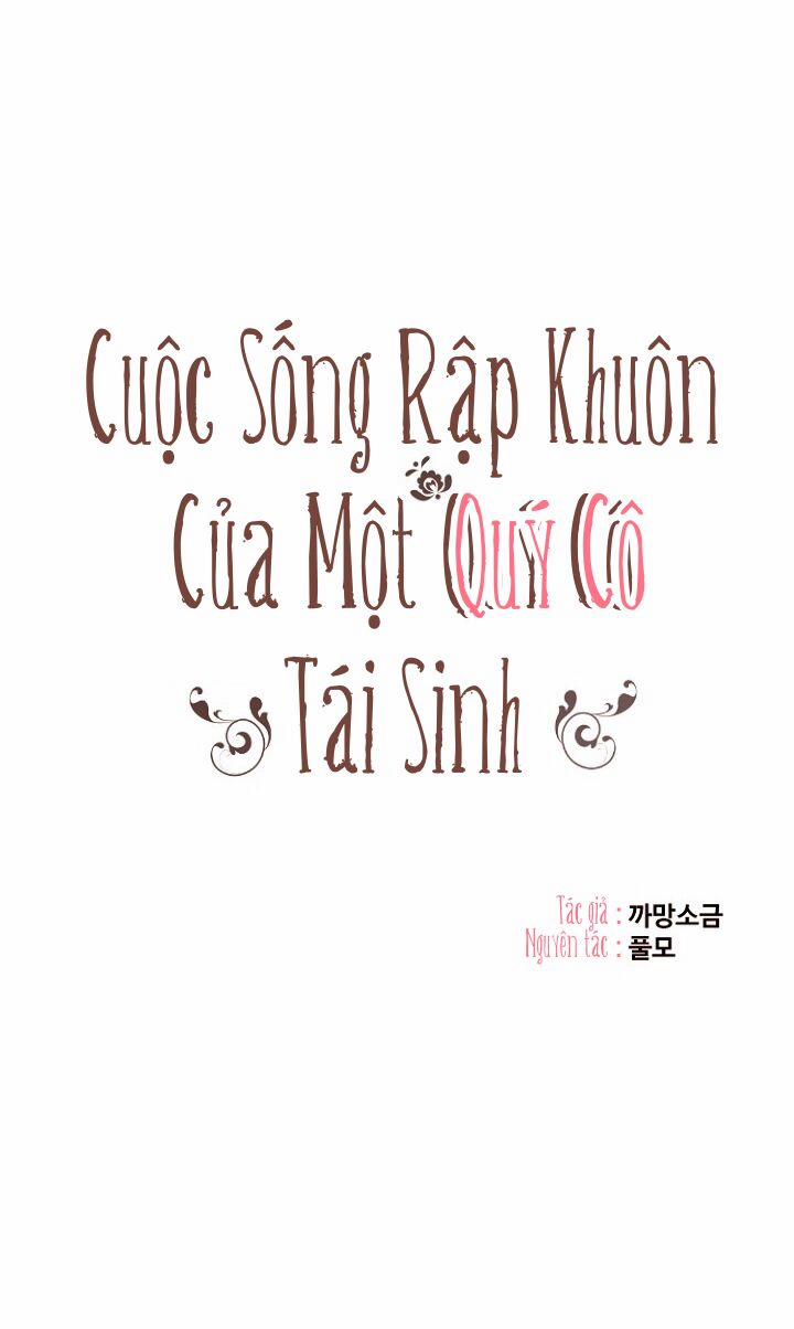 Cuộc Sống Rập Khuôn Của Một Quý Cô Tái Sinh! 7 trang 20