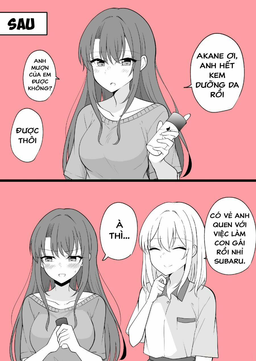 Cuộc Sống Thường Ngày Của Một Cặp Đôi Mà Người Bạn Trai Bị Biến Thành Con Gái 13 trang 2