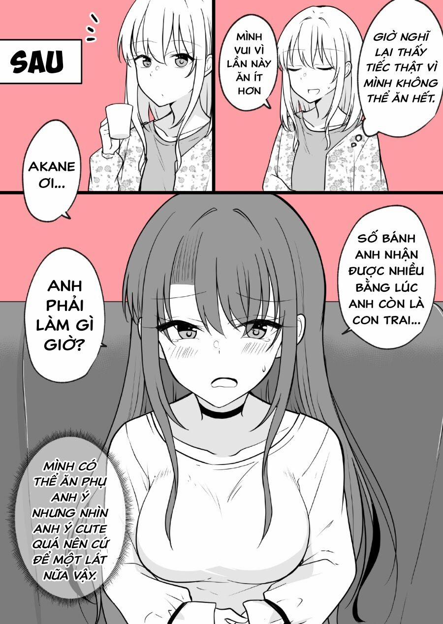 Cuộc Sống Thường Ngày Của Một Cặp Đôi Mà Người Bạn Trai Bị Biến Thành Con Gái 14 trang 2