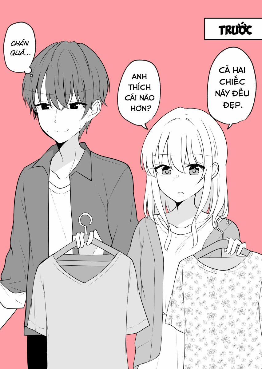 Cuộc Sống Thường Ngày Của Một Cặp Đôi Mà Người Bạn Trai Bị Biến Thành Con Gái 17 trang 1