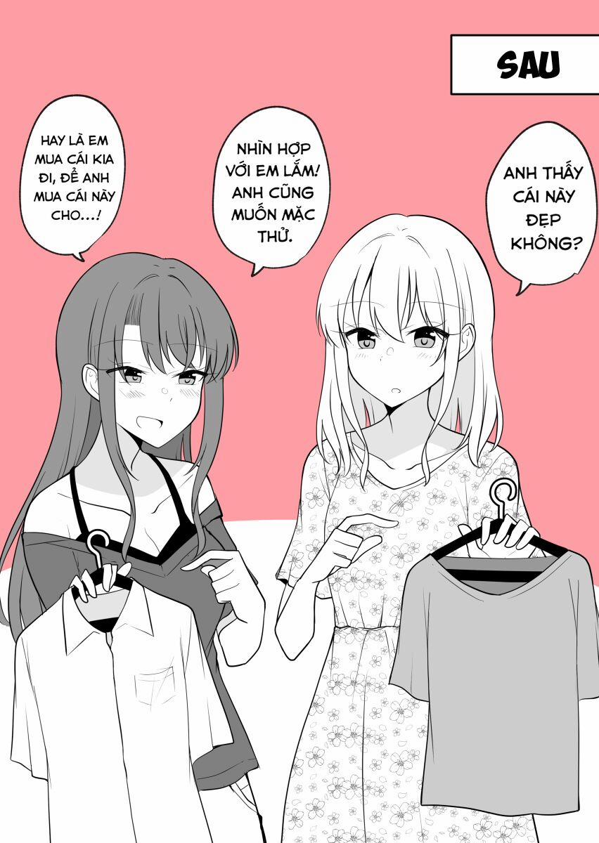 Cuộc Sống Thường Ngày Của Một Cặp Đôi Mà Người Bạn Trai Bị Biến Thành Con Gái 17 trang 2