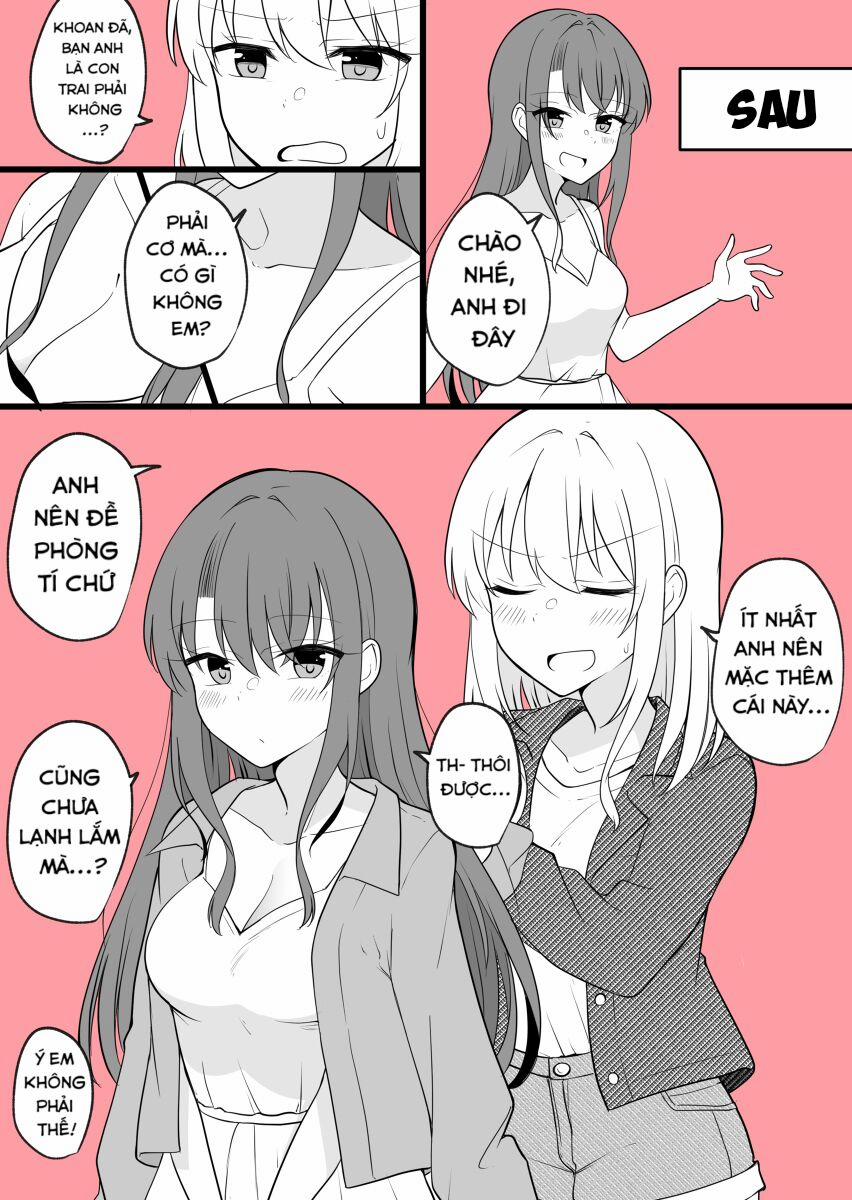 Cuộc Sống Thường Ngày Của Một Cặp Đôi Mà Người Bạn Trai Bị Biến Thành Con Gái 20 trang 2