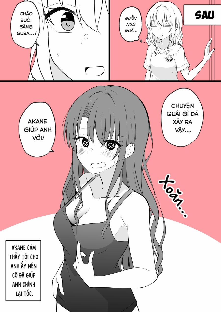 Cuộc Sống Thường Ngày Của Một Cặp Đôi Mà Người Bạn Trai Bị Biến Thành Con Gái 22 trang 2