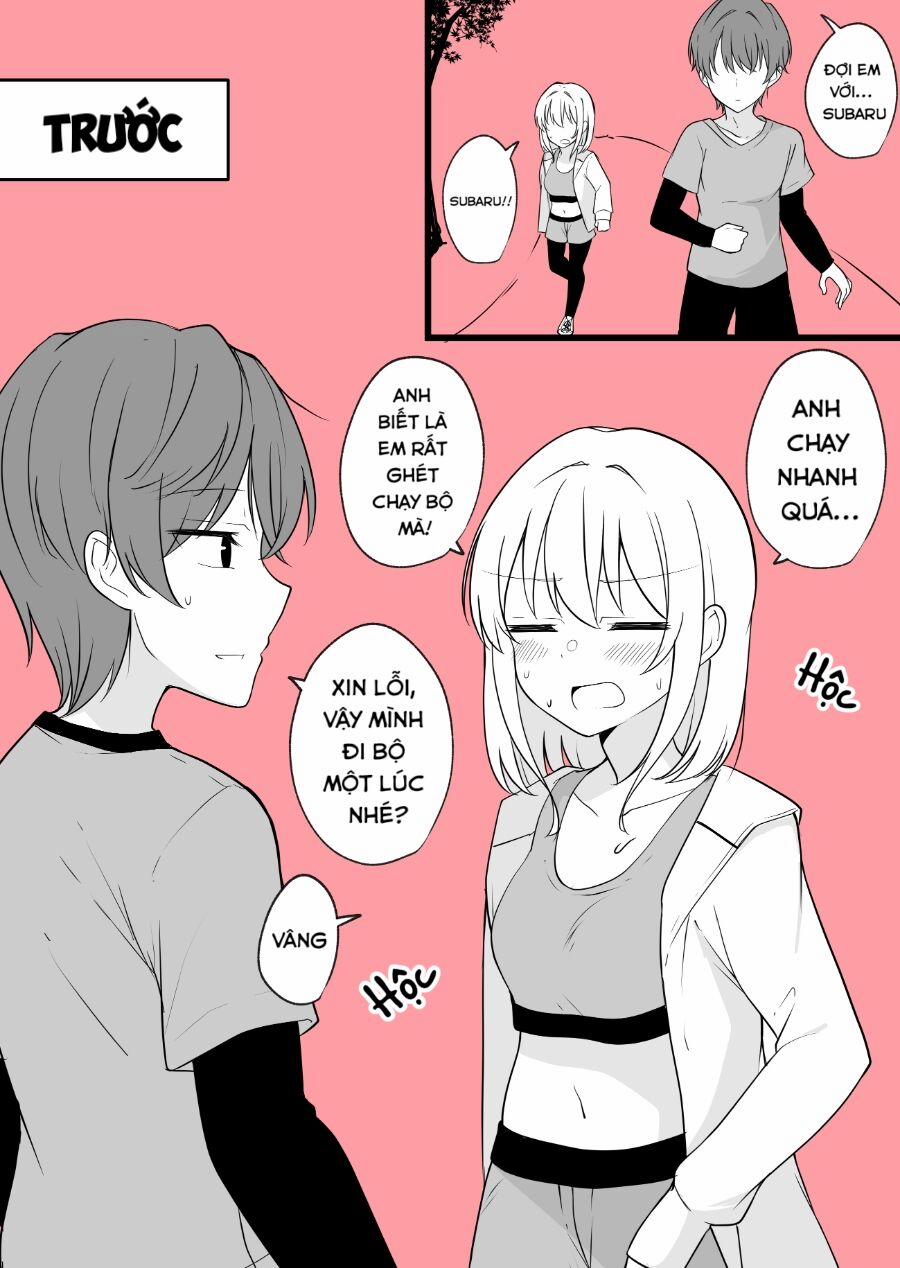 Cuộc Sống Thường Ngày Của Một Cặp Đôi Mà Người Bạn Trai Bị Biến Thành Con Gái 31 trang 1