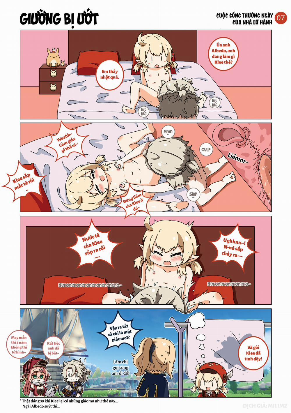 Cuộc sống thường ngày của Nhà Lữ Hành 0 0 Phần 1 trang 8