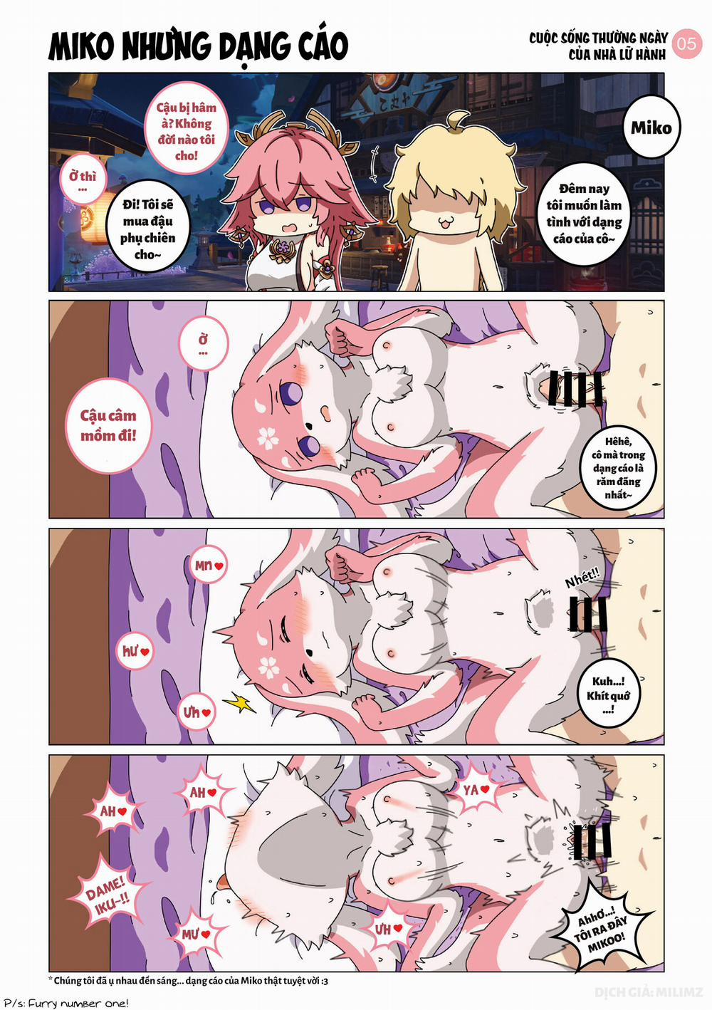 Cuộc sống thường ngày của Nhà Lữ Hành R18 - Phần 1 trang 6