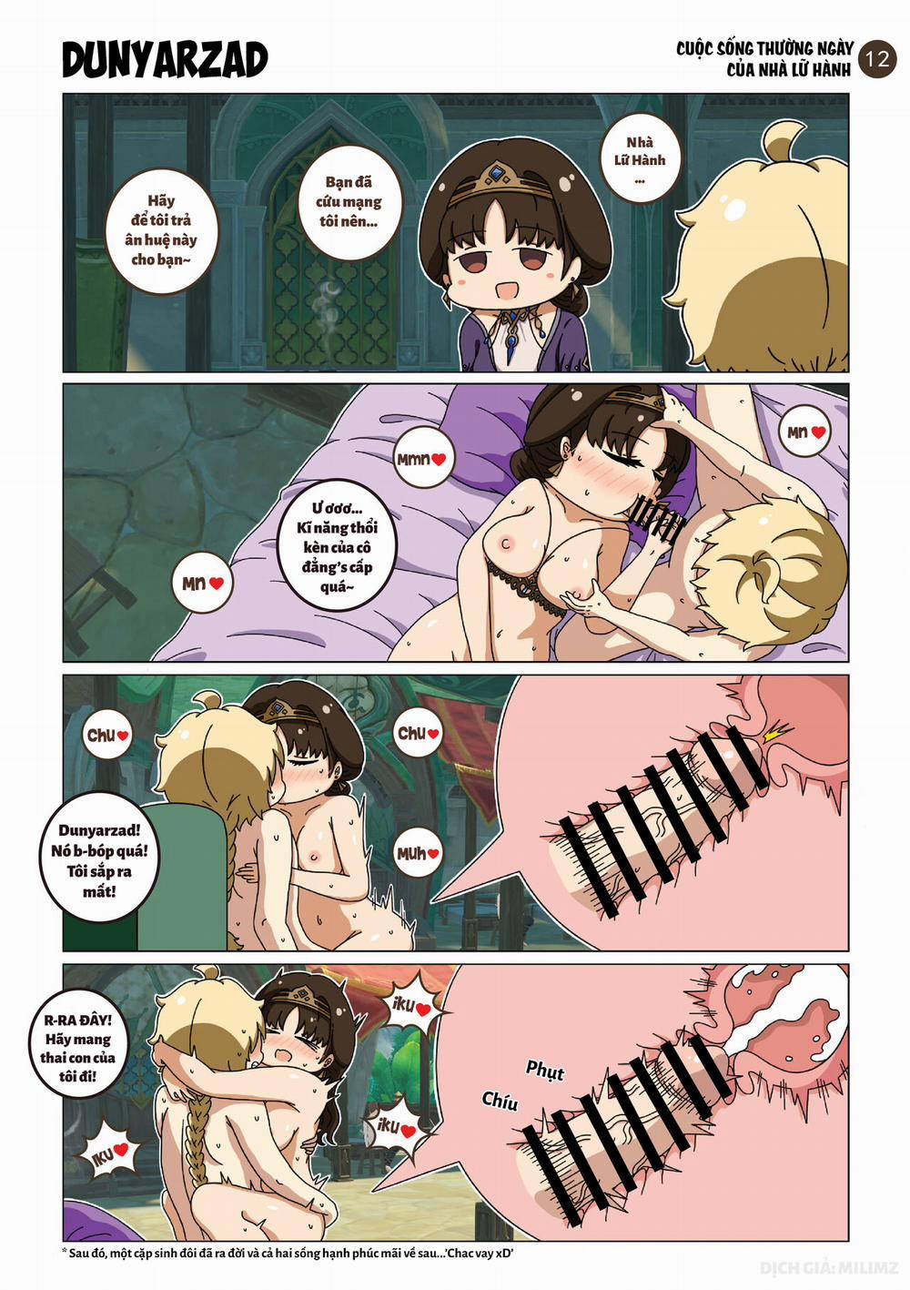 Cuộc sống thường ngày của Nhà Lữ Hành R18 - Phần 2 trang 2