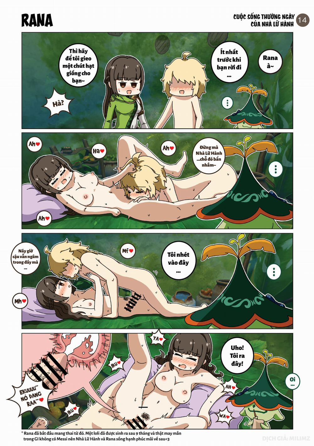 Cuộc sống thường ngày của Nhà Lữ Hành R18 - Phần 2 trang 4