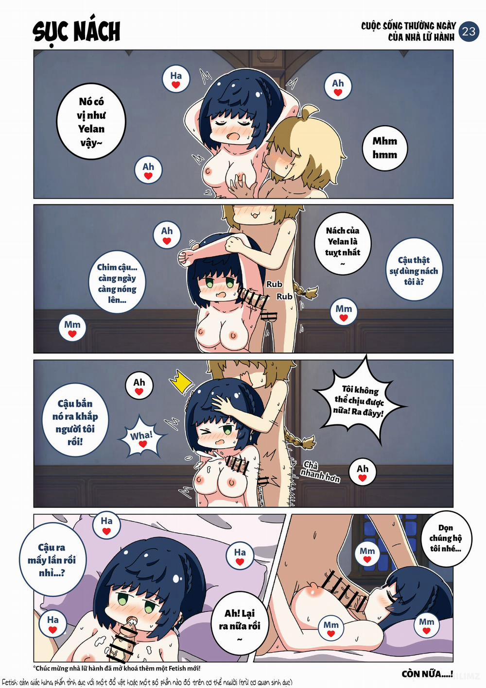 Cuộc sống thường ngày của Nhà Lữ Hành R18 - Phần 3 trang 3