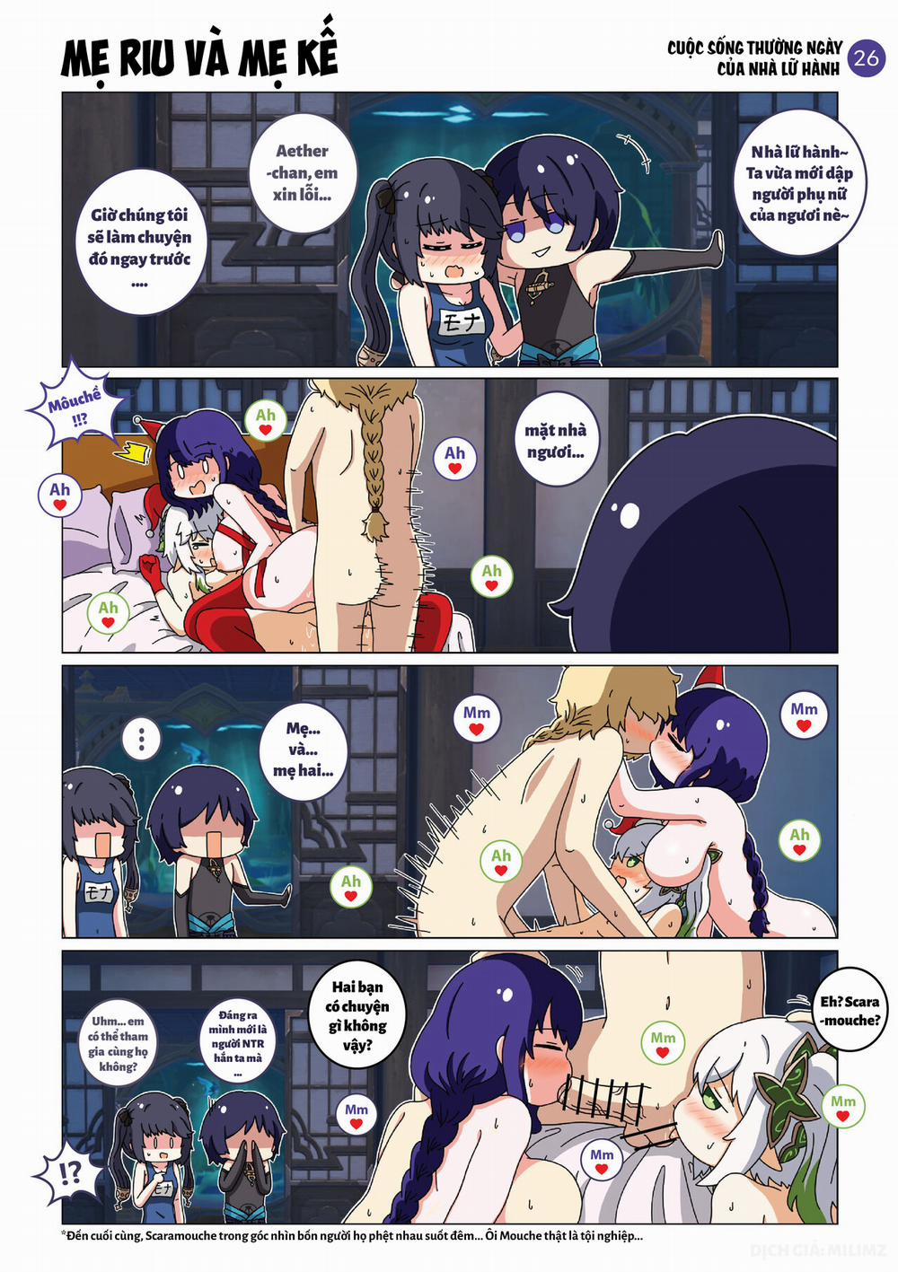 Cuộc sống thường ngày của Nhà Lữ Hành R18 - Phần 3 trang 6