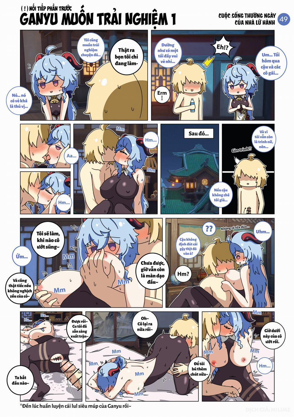 Cuộc sống thường ngày của Nhà Lữ Hành R18 - Phần 5 trang 9