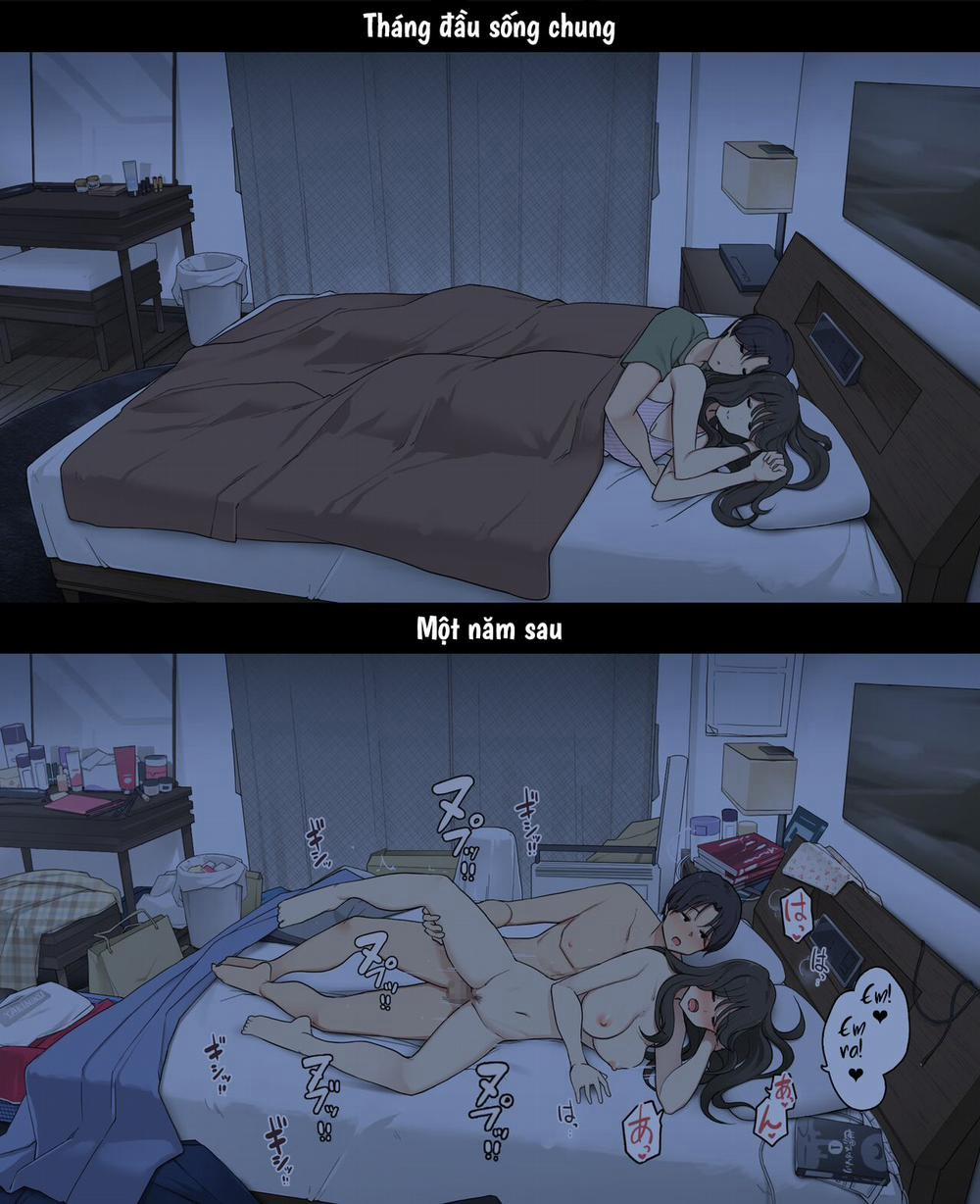 Cuộc sống thường nhật của một cặp đôi: Tháng đầu sống chung và một năm sau Oneshot trang 23