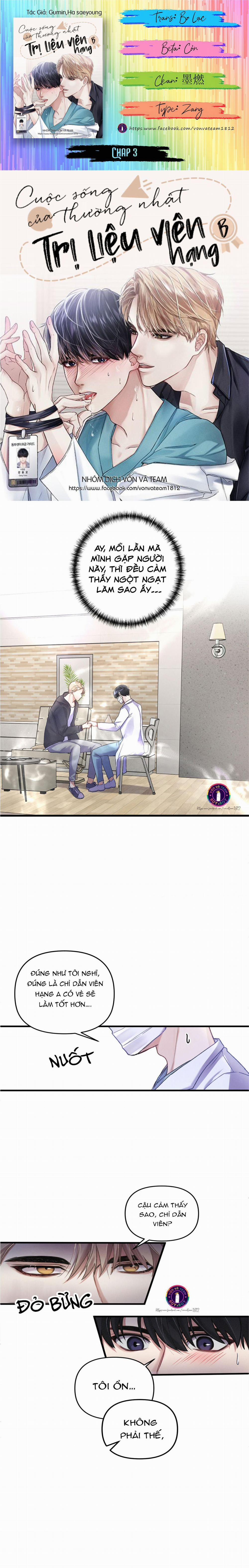 Cuộc Sống Thường Nhật Của Trị Liệu Viên Hạng B 3 trang 0