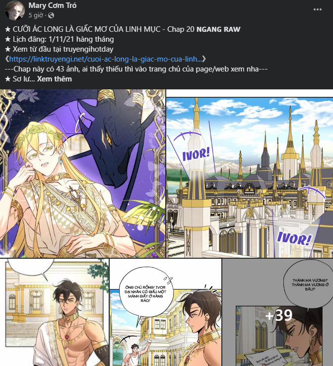 Cưỡi Ác Long Là Giấc Mơ Của Linh Mục 20.1 trang 0