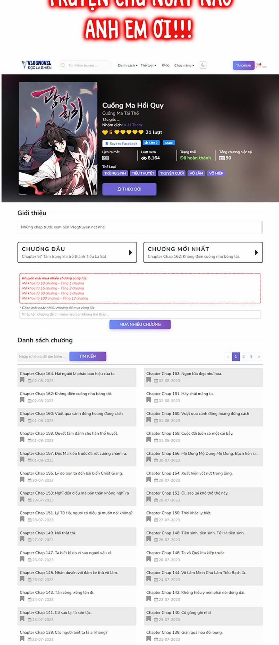 Cuồng Ma Hồi Quy 87 trang 74