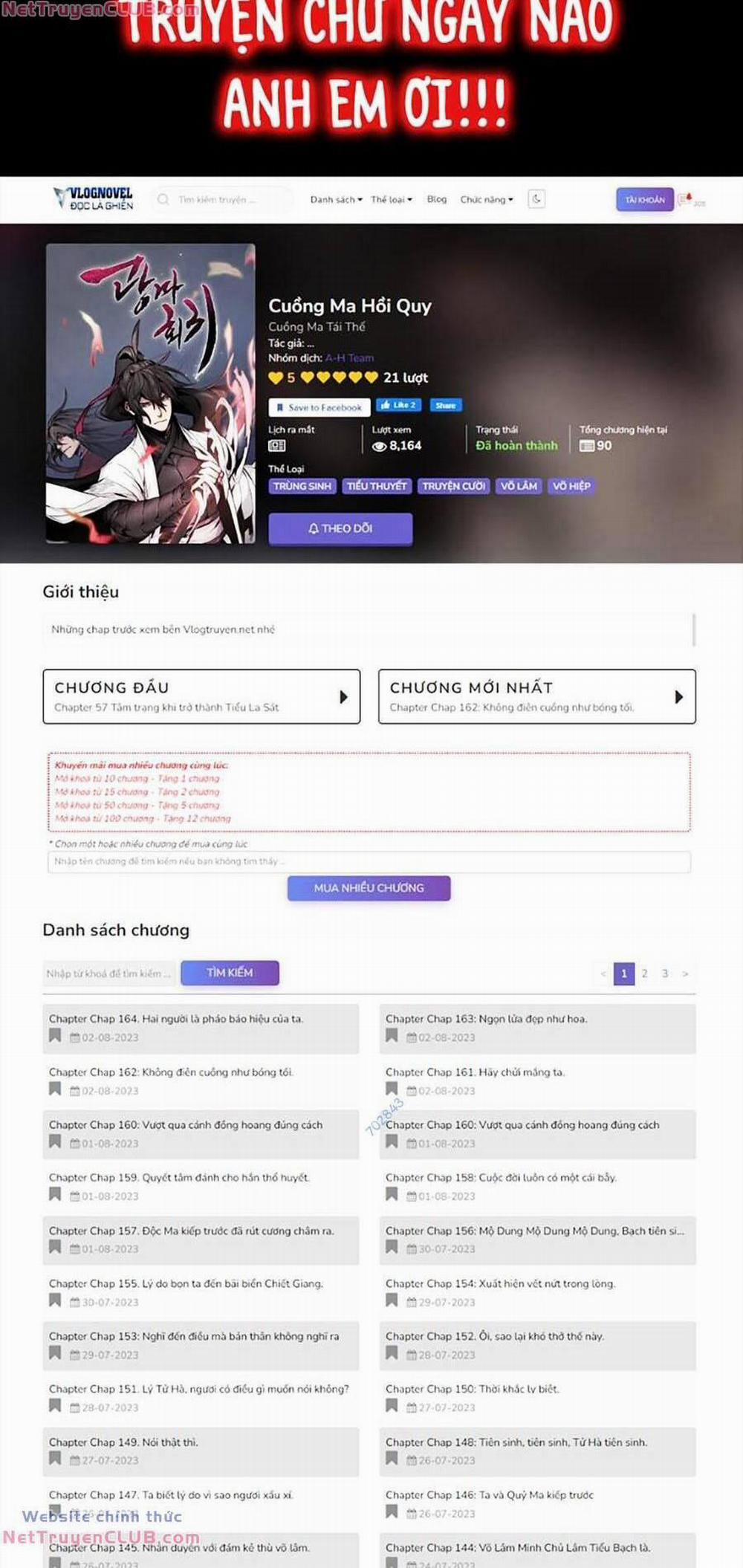 Cuồng Ma Tái Thế 105 trang 1