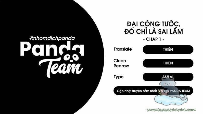 Đại Công Tước, Đó Chỉ Là Sai Lầm! 1 trang 1