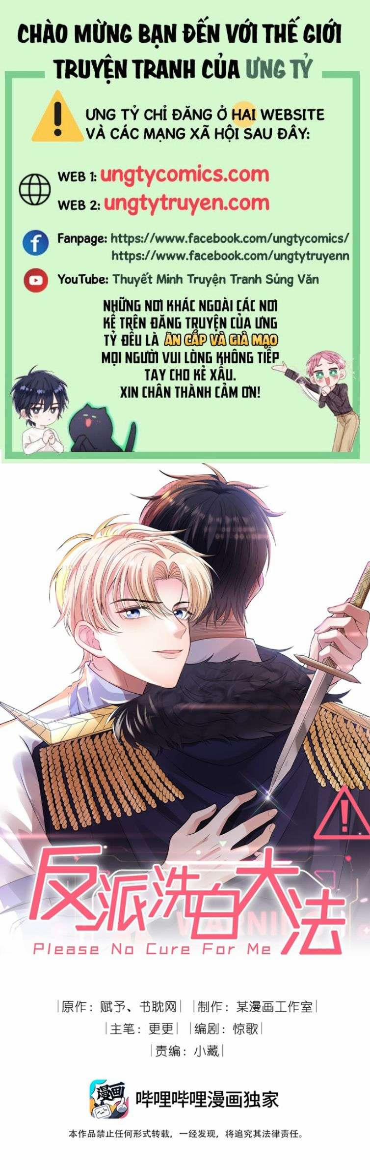 Đại Pháp Tẩy Trắng Của Phản Diện 4 trang 0