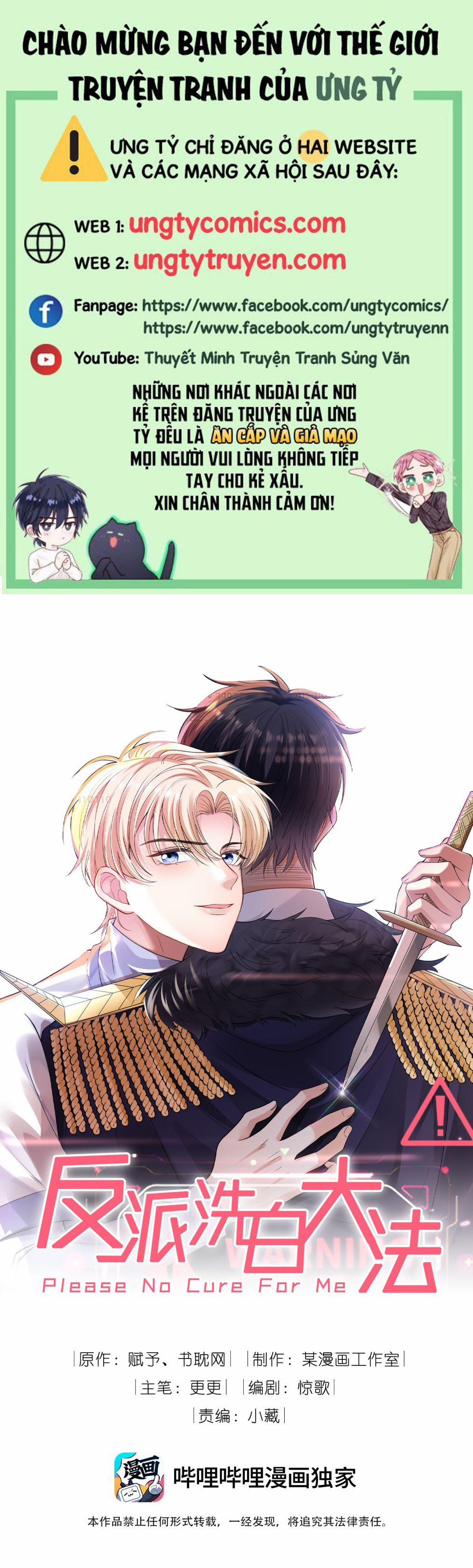 Đại Pháp Tẩy Trắng Của Phản Diện 8 trang 0