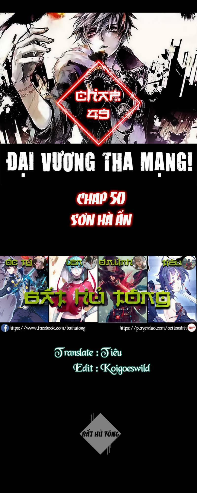 Đại Vương Tha Mạng 50 trang 0