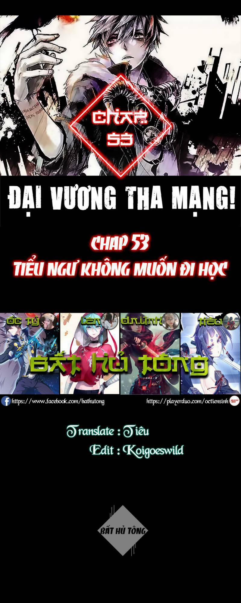 Đại Vương Tha Mạng 53 trang 0