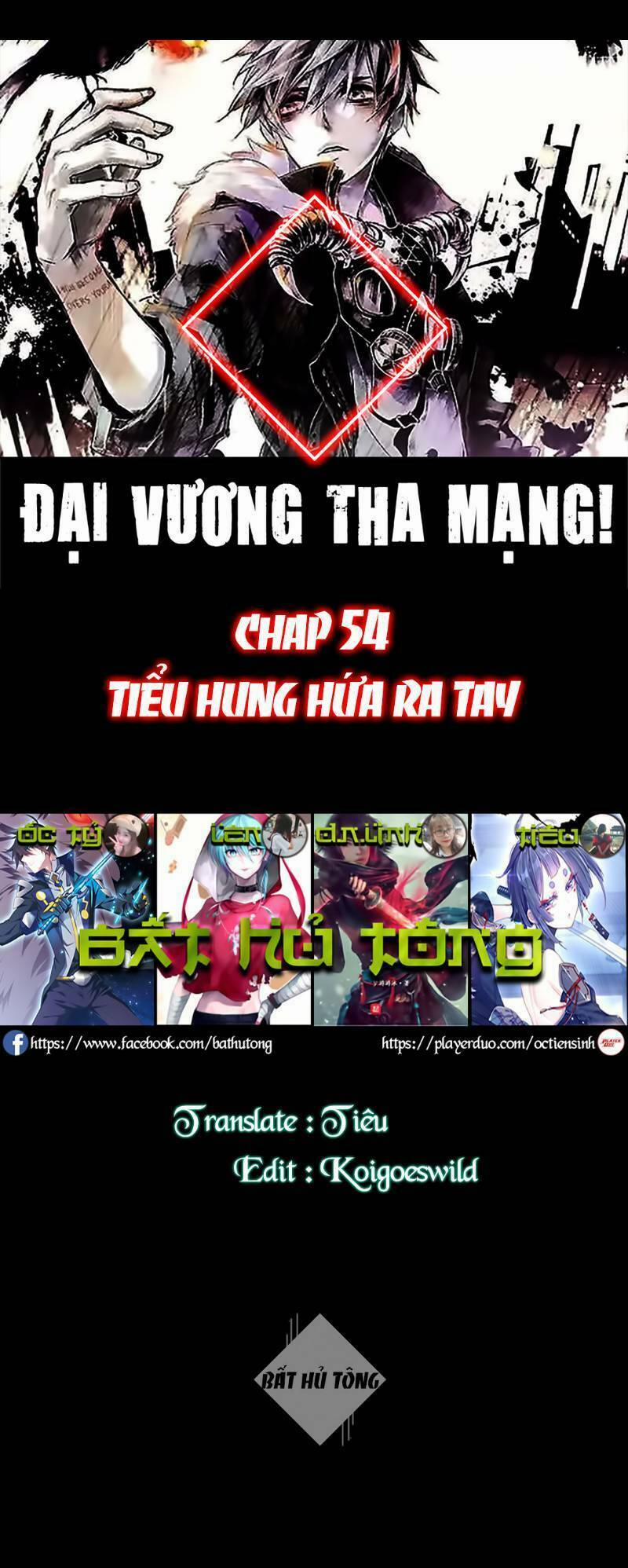 Đại Vương Tha Mạng 54 trang 0